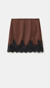 Mango skirt doty in brown - Image 2
