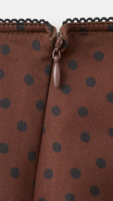 Mango skirt doty in brown - Image 3