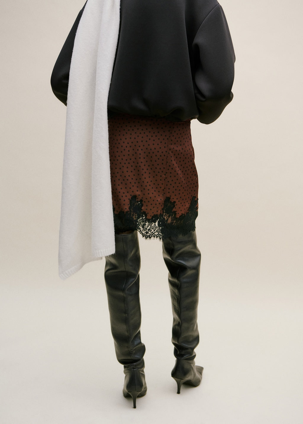 Mango skirt doty in brown - Image 5