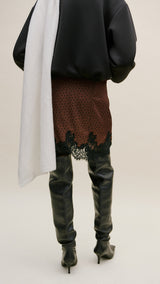 Mango skirt doty in brown - Image 5