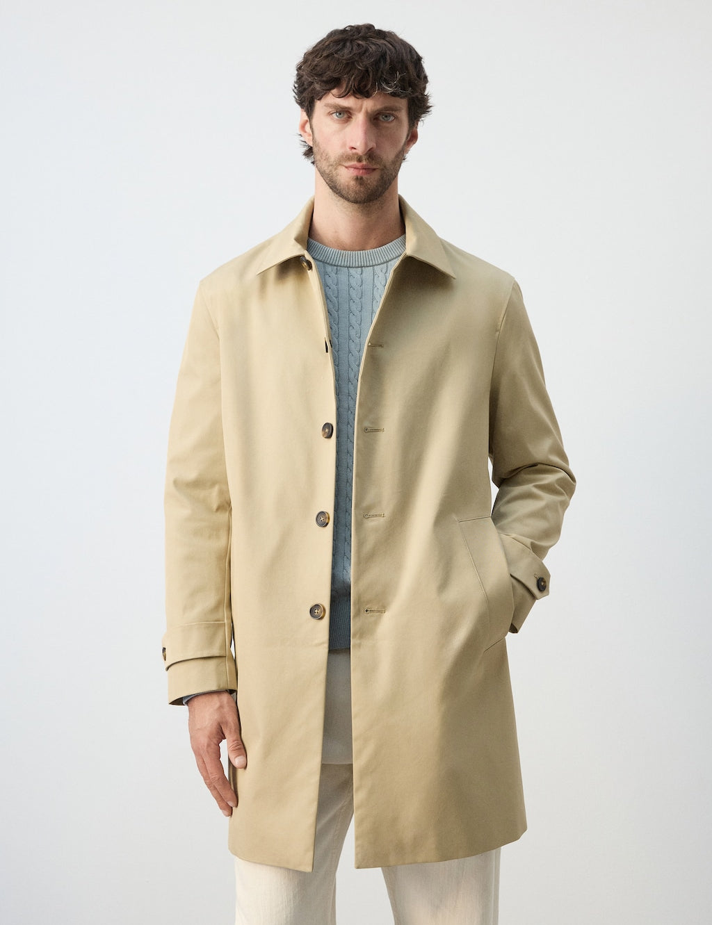 Mango trenchcoat chayton in beige - Image 1