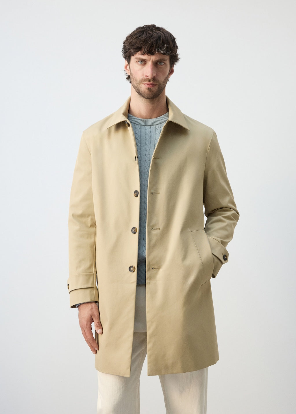 Mango trenchcoat chayton in beige - Image 1
