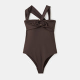 Mango swimsuit tracia in brown - Image 2