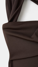 Mango swimsuit tracia in brown - Image 3