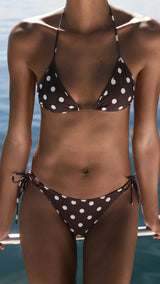 Mango bikini top calesia in brown - Image 1