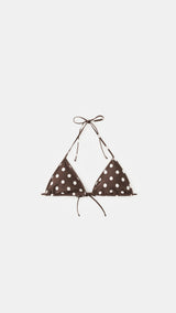 Mango bikini top calesia in brown - Image 2