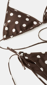 Mango bikini top calesia in brown - Image 3