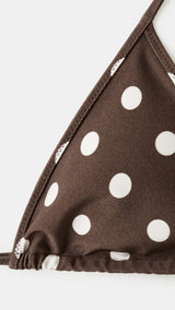 Mango bikini top calesia in brown - Image 4