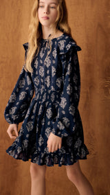 Mango dress pristi in navy - Image 3