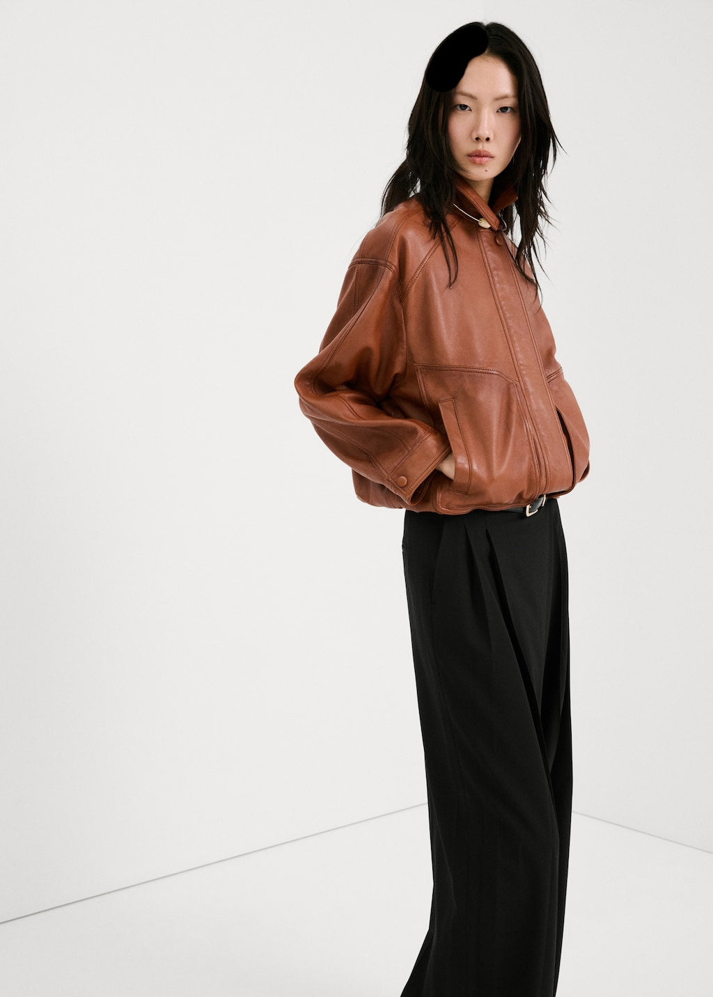 Mango trousers anna in black - Image 4