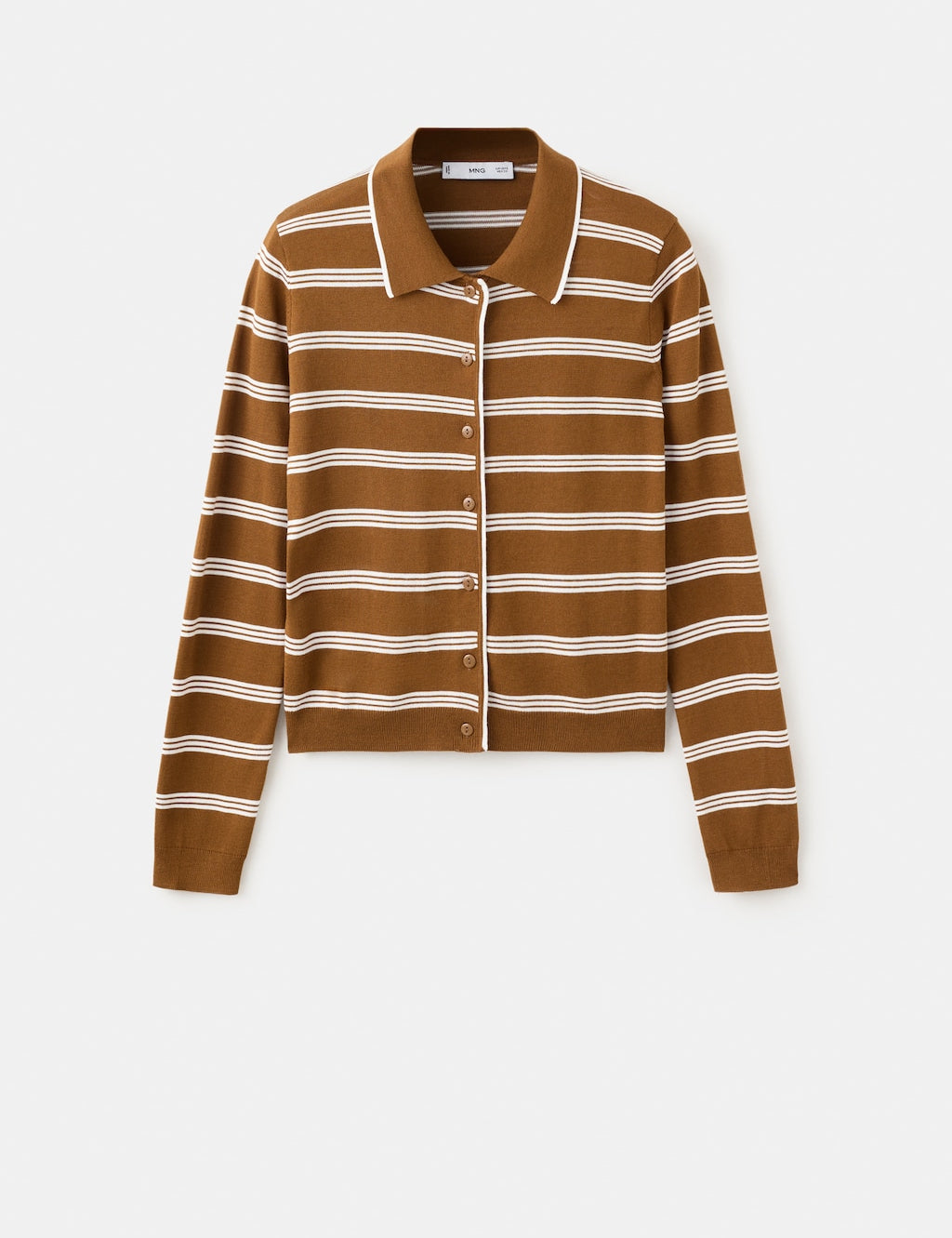 Mango cardigan copenh in toffee - Image 2