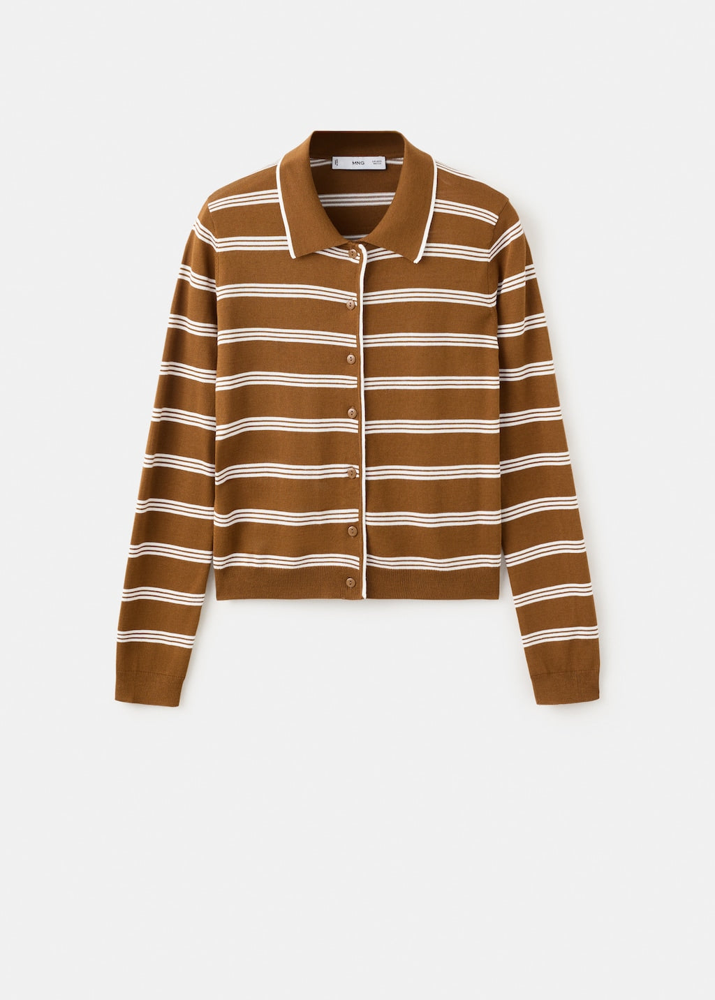 Mango cardigan copenh in toffee - Image 2