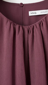Mango dress cake in eggplant