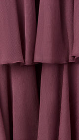 Mango dress cake in eggplant