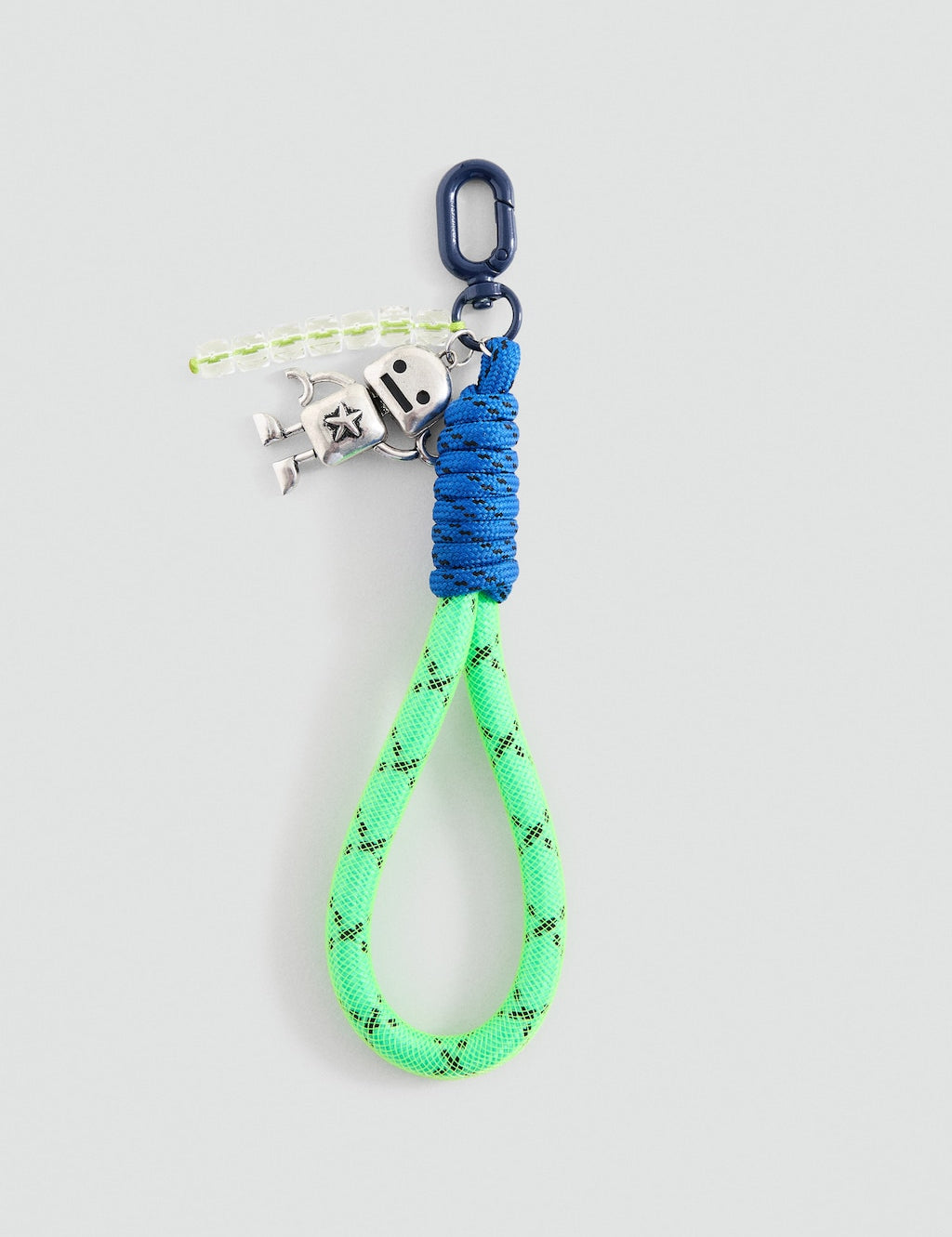 Mango keyring robot in silver - Image 2