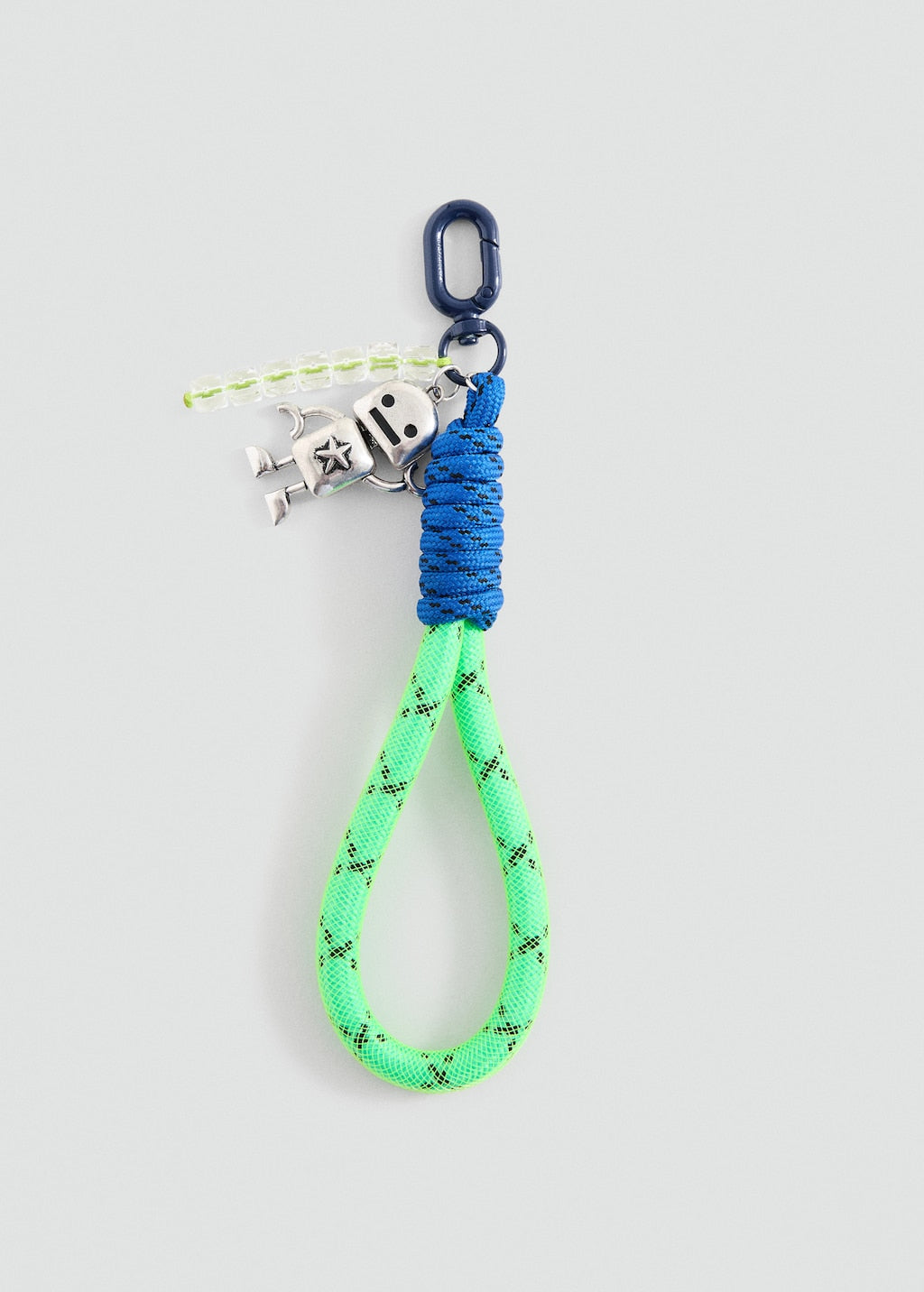 Mango keyring robot in silver - Image 2