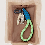 Mango keyring robot in silver - Image 3