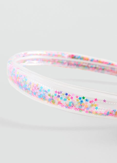 Mango headband confeti in pink