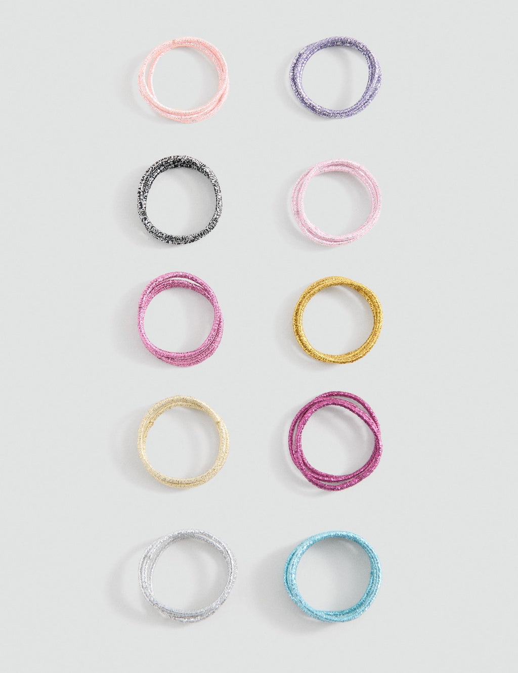 Mango hairtie shinny in pink - Image 1