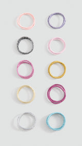 Mango hairtie shinny in pink - Image 1