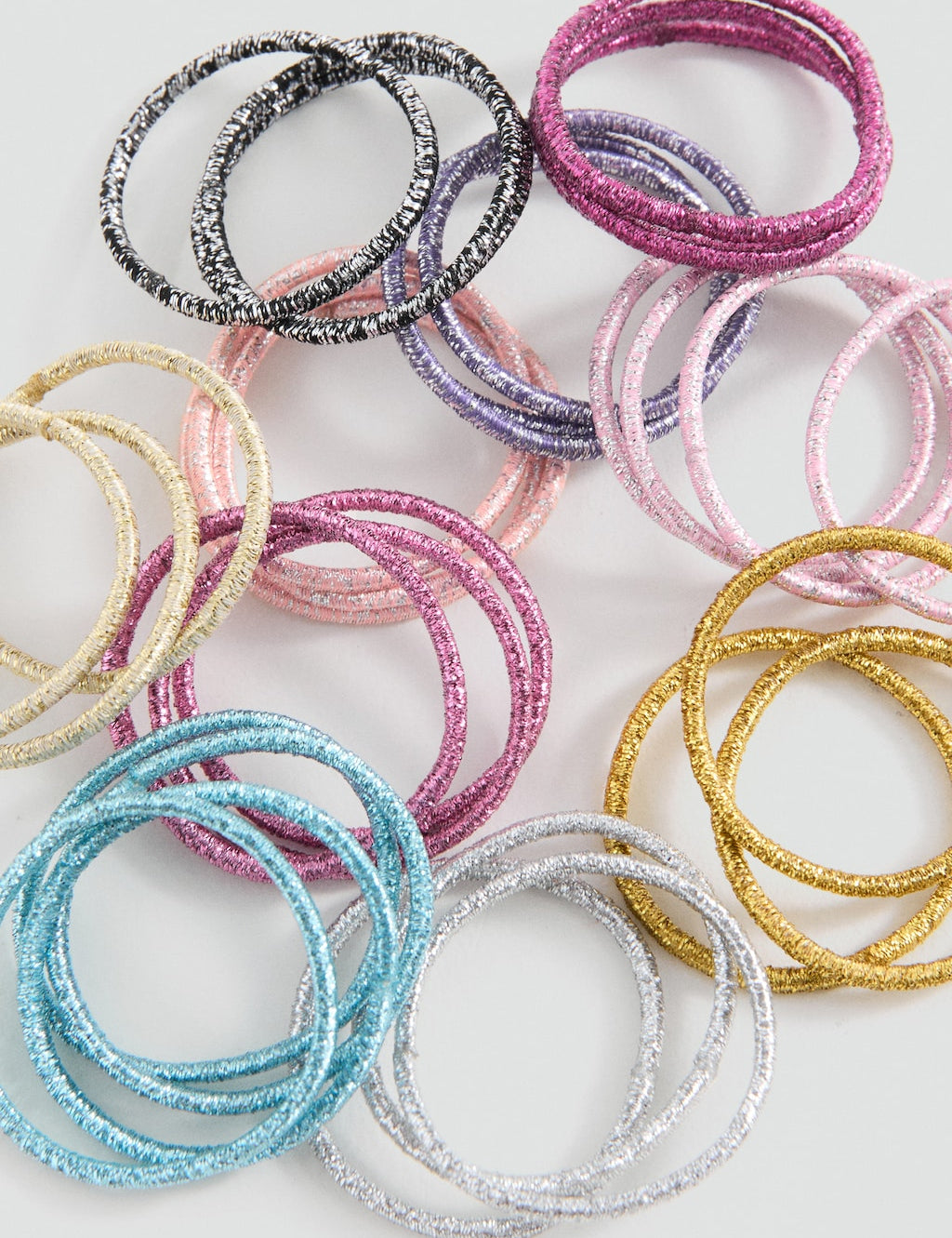 Mango hairtie shinny in pink - Image 2