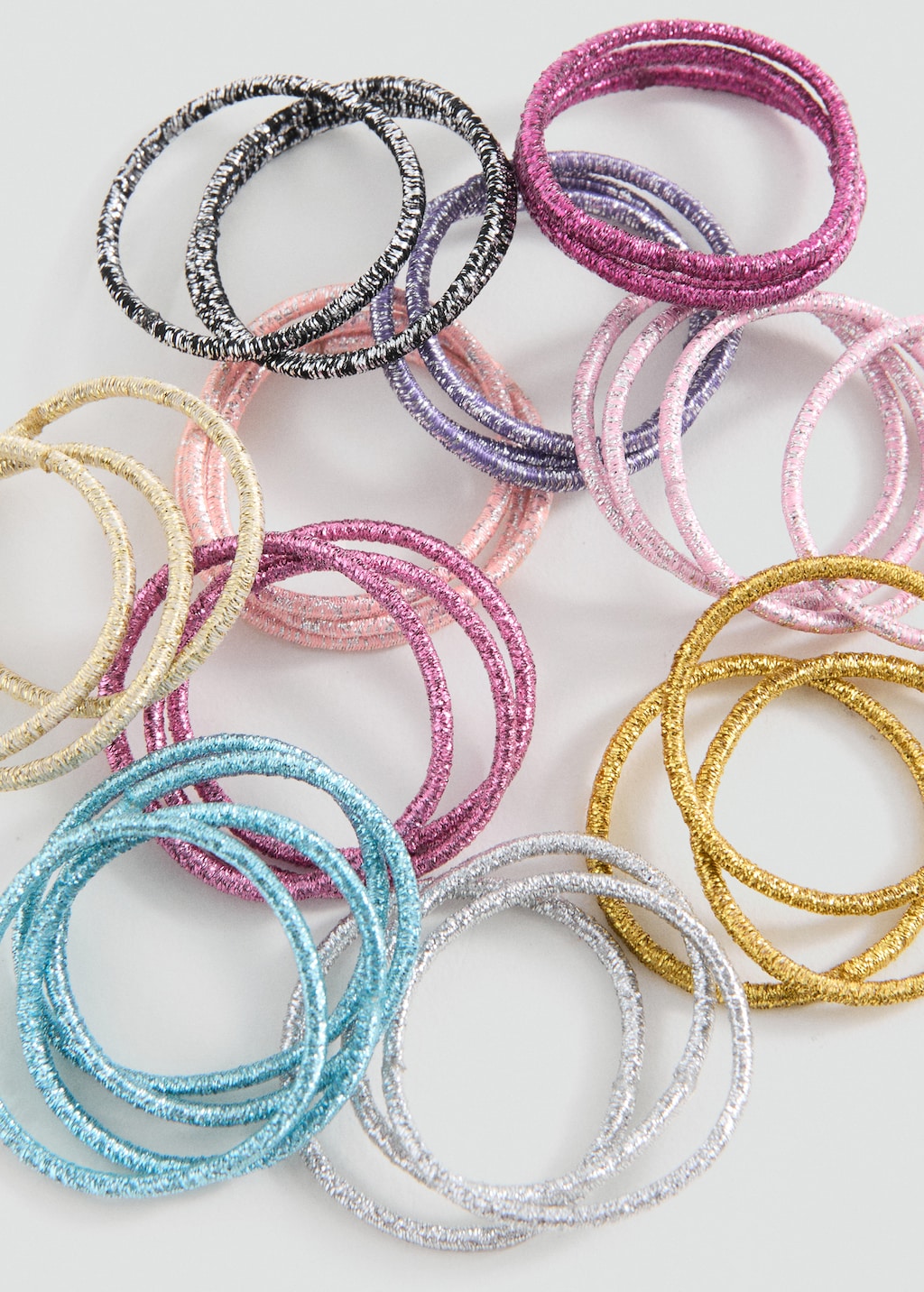 Mango hairtie shinny in pink - Image 2