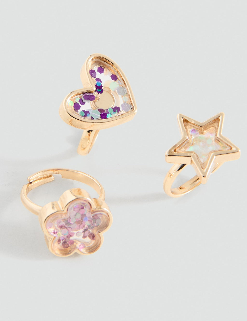 Mango ring shape in gold - Image 1