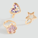 Mango ring shape in gold - Image 1