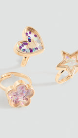 Mango ring shape in gold - Image 1