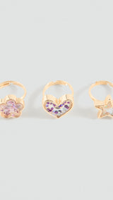 Mango ring shape in gold - Image 2