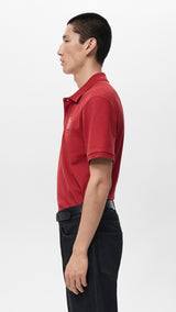 Mango poloshirt luckyh in red - Image 5