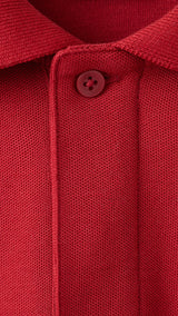 Mango poloshirt luckyh in red - Image 6