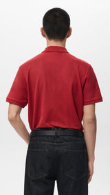 Mango poloshirt luckyh in red - Image 7