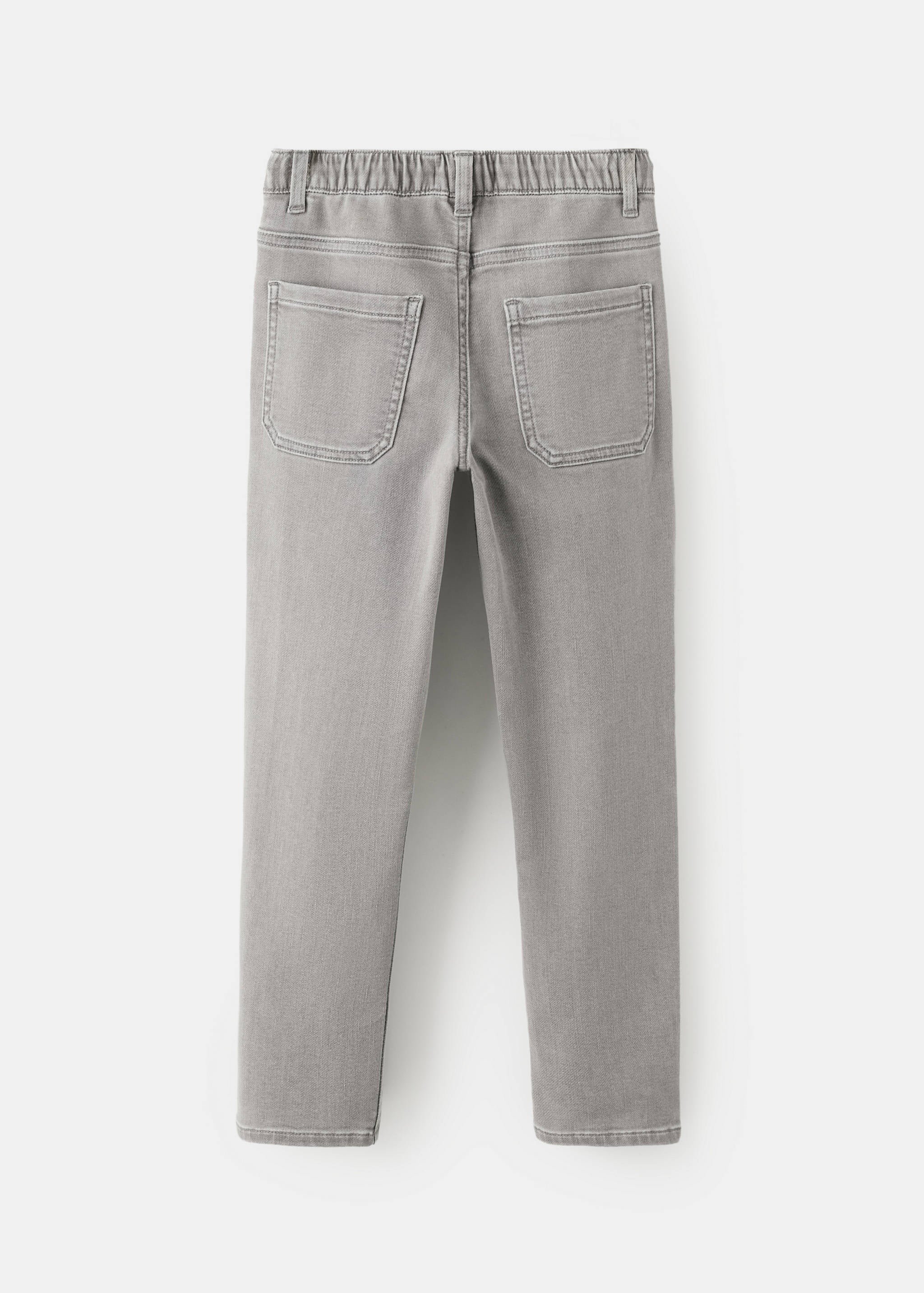 Mango jeans comfy in grey denim