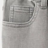 Mango jeans comfy in grey denim