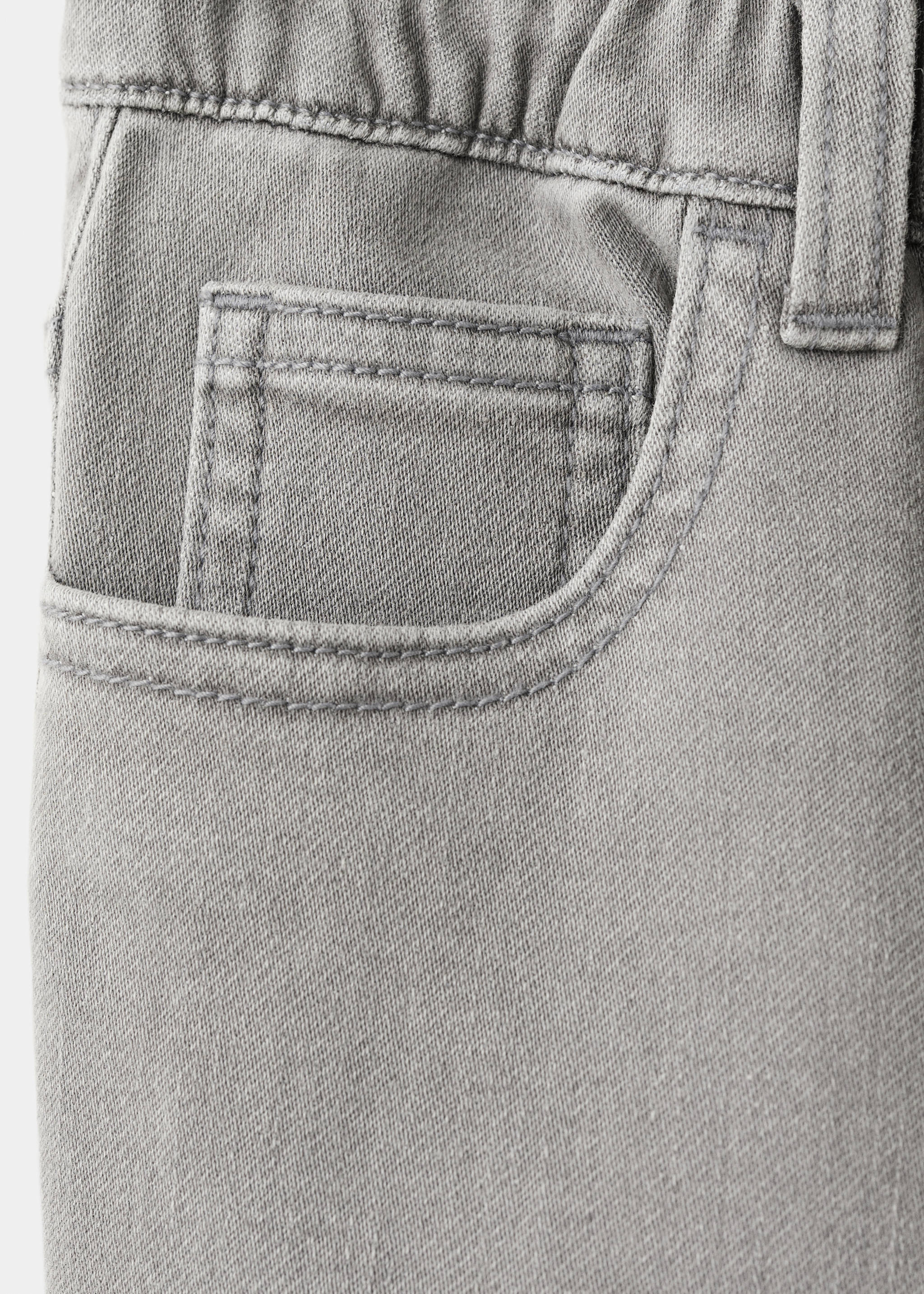 Mango jeans comfy in grey denim