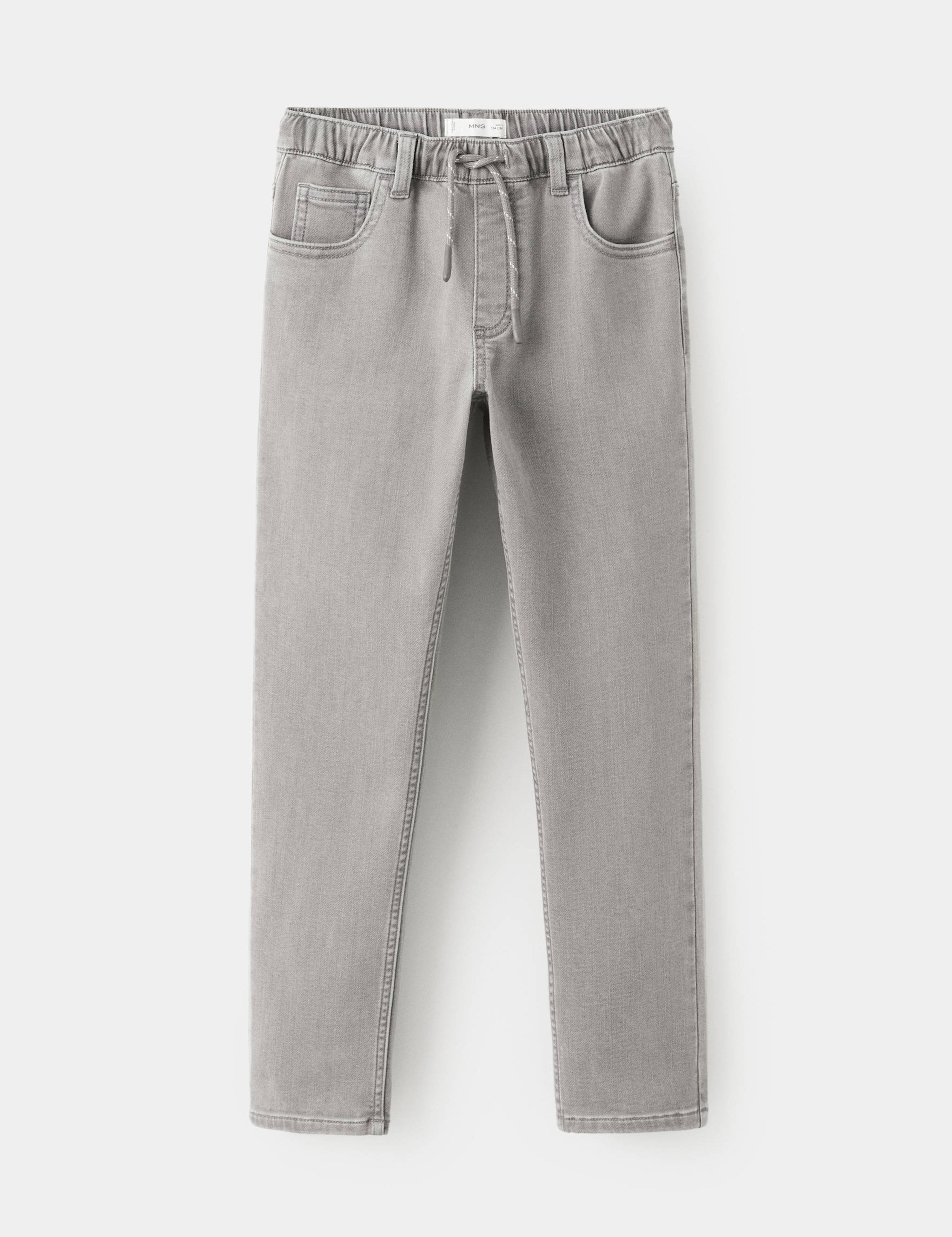 Mango jeans comfy in grey denim