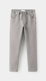 Mango jeans comfy in grey denim