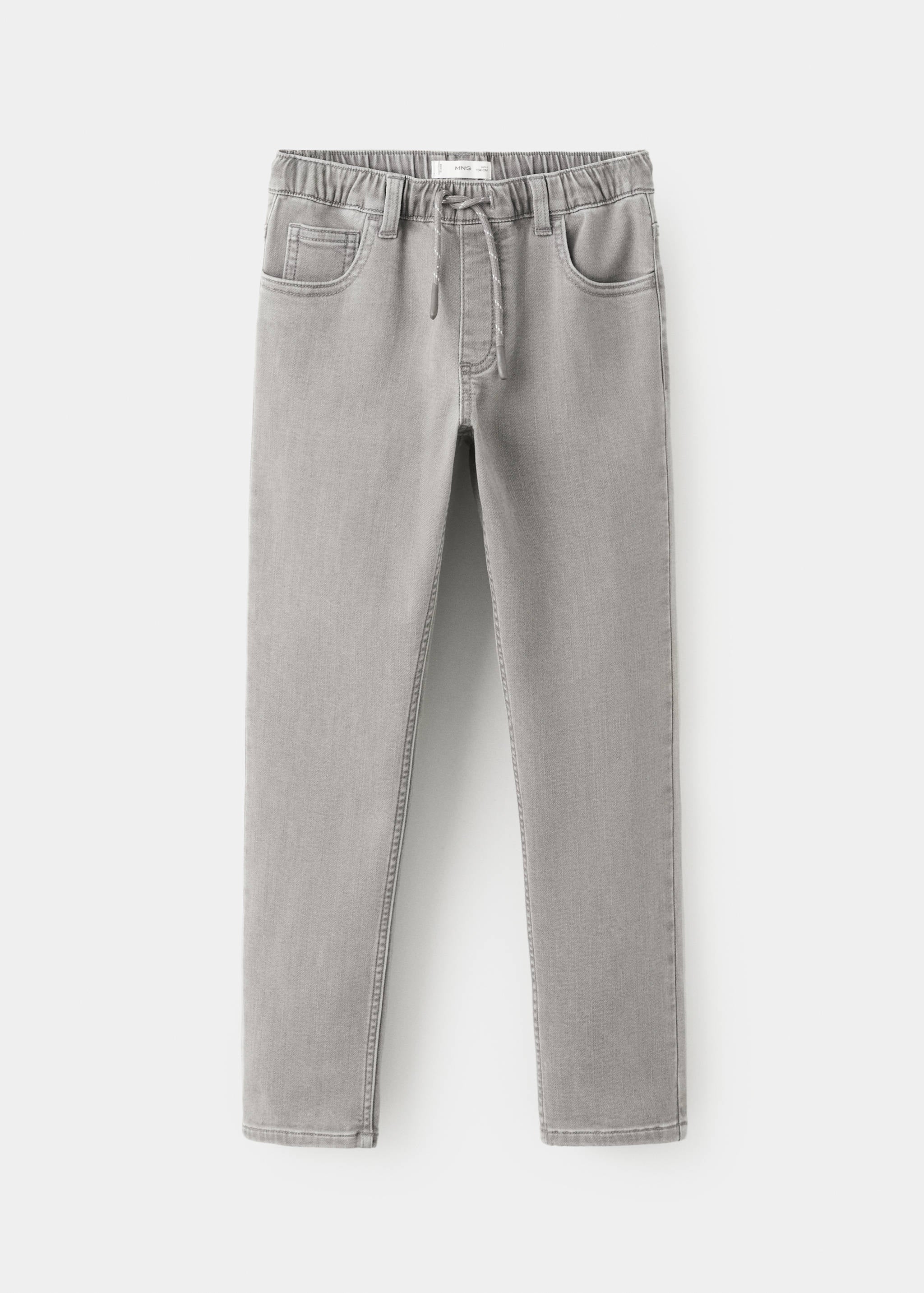 Mango jeans comfy in grey denim