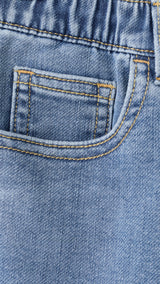 Mango jeans comfy in medium denim