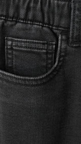 Mango jeans comfy in black denim