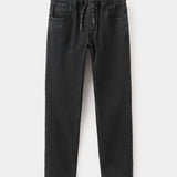 Mango jeans comfy in black denim