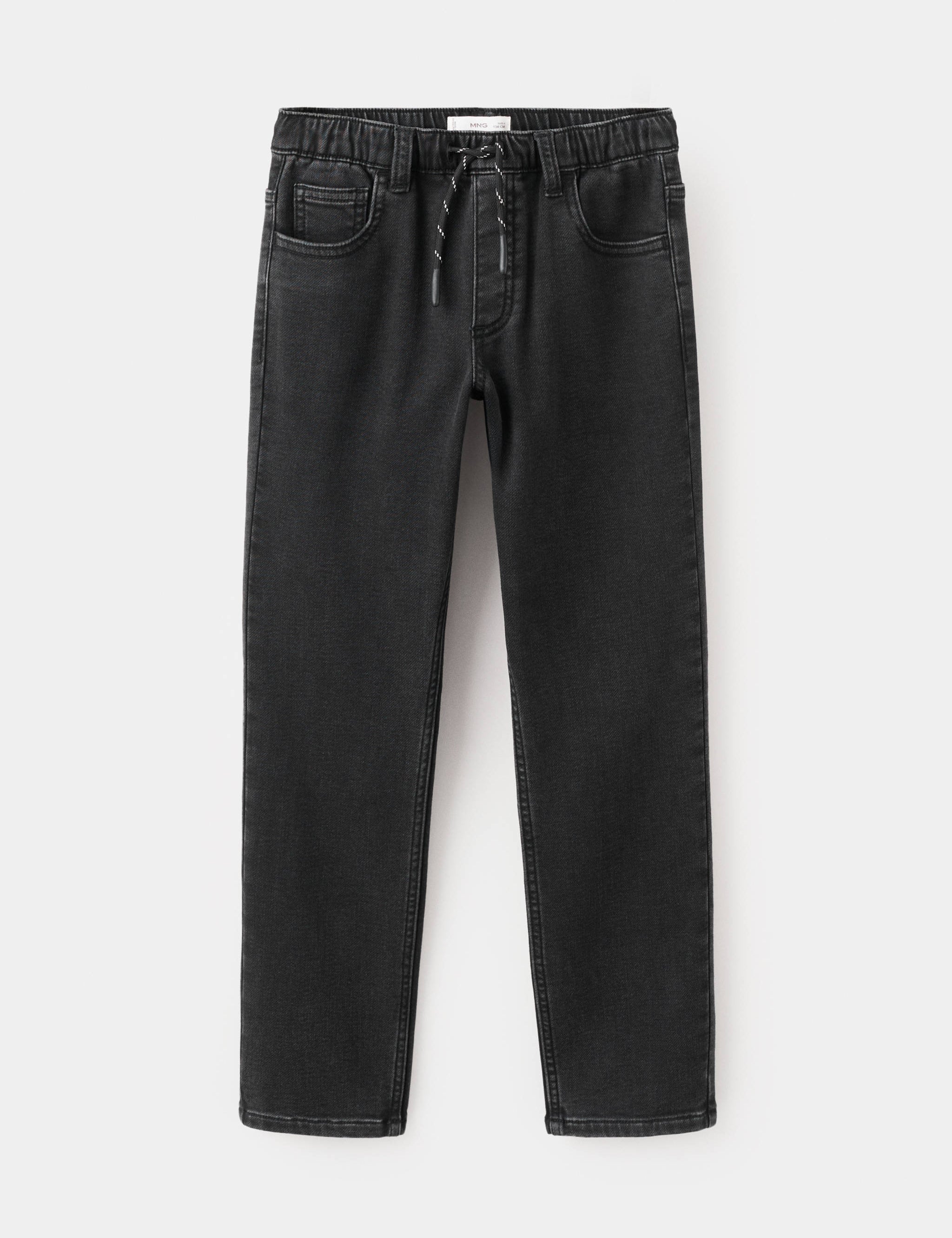 Mango jeans comfy in black denim