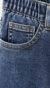 Mango jeans comfy in dark denim