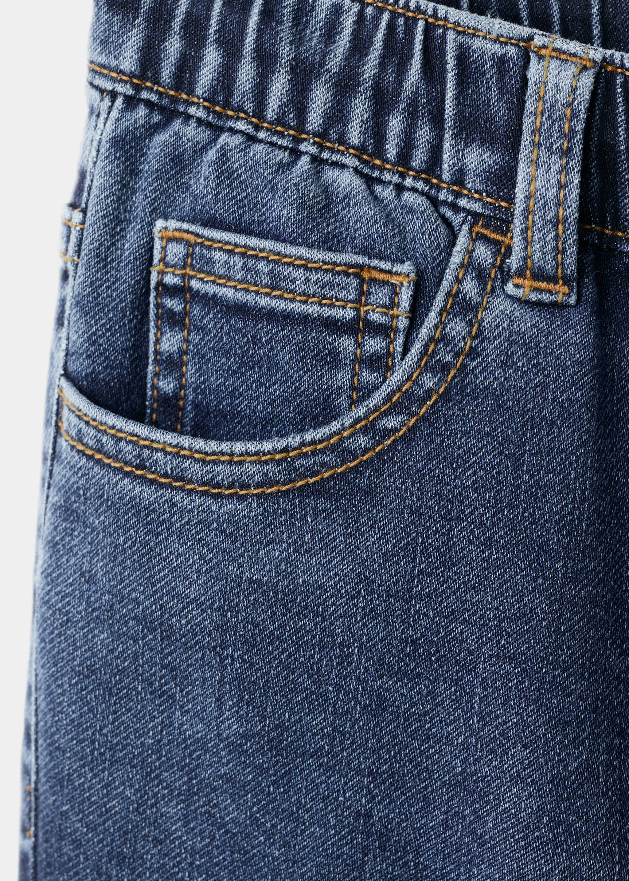 Mango jeans comfy in dark denim