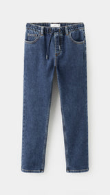 Mango jeans comfy in dark denim