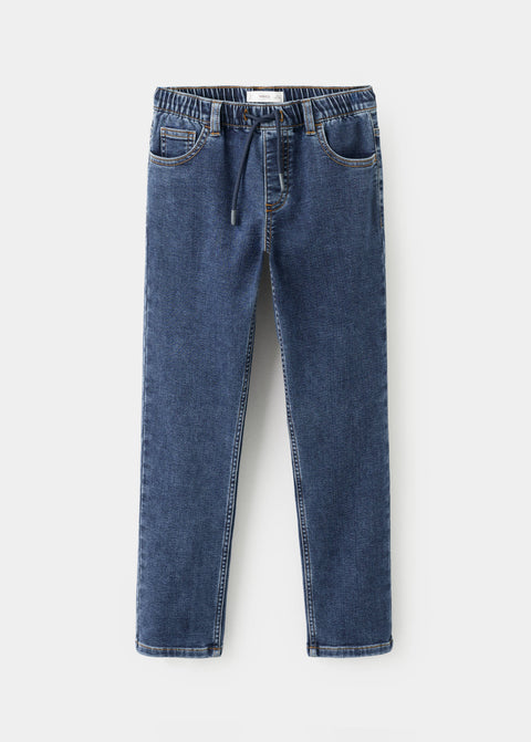 Mango jeans comfy in dark denim