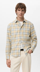 Mango shirt sohoa in pastel yellow - Image 1