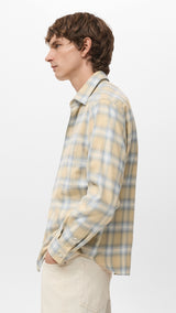 Mango shirt sohoa in pastel yellow - Image 5
