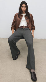 Mango trousers casia in grey - Image 5